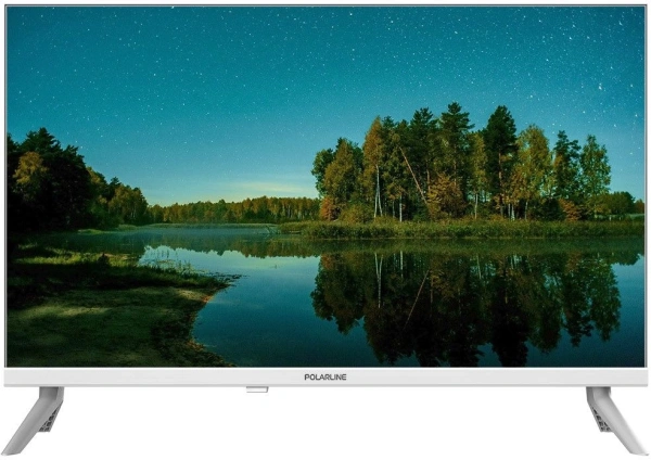Телевизор LED PolarLine 24" 24PL52TC белый HD 60Hz DVB-T DVB-T2 DVB-C DVB-S2 (RUS)
