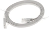 Патч-корд Buro Flat 10Гбит/с UTP 4 пары cat.5E Cu molded 2м серый RJ-45 (m)-RJ-45 (m) (BU-5E-FLAT-2M-G)