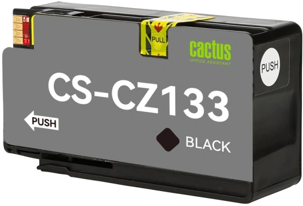 Картридж струйный Cactus CS-CZ133 №711 черный пигментный (73мл) для HP DJ T120/T520/530 с чипом