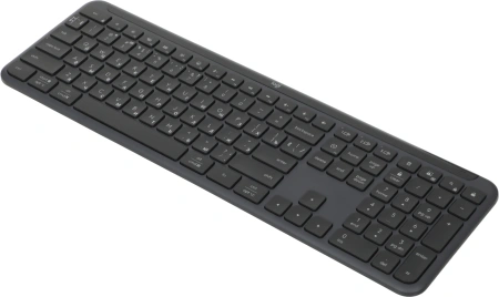 Клавиатура Logitech K950 черный USB беспроводная BT/Radio slim (920-012434)