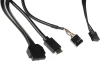 Корпус Montech Sky One Lite черный без БП ATX 5x120mm 5x140mm 2xUSB3.0 audio bott PSU