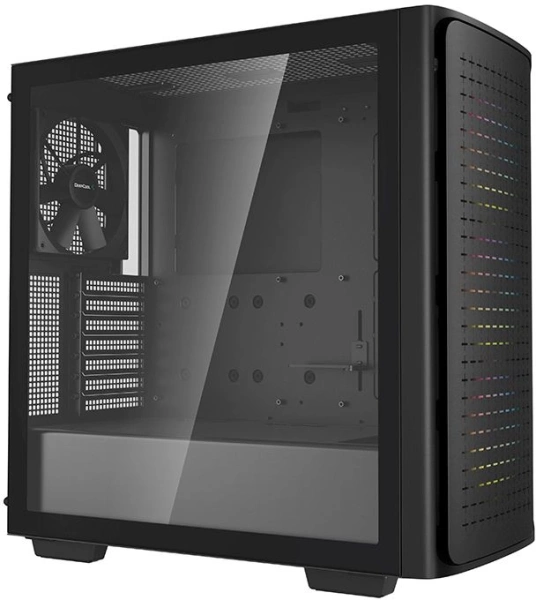Корпус Deepcool CK560 черный без БП ATX 3x120mm 4x140mm 2xUSB3.0 audio bott PSU