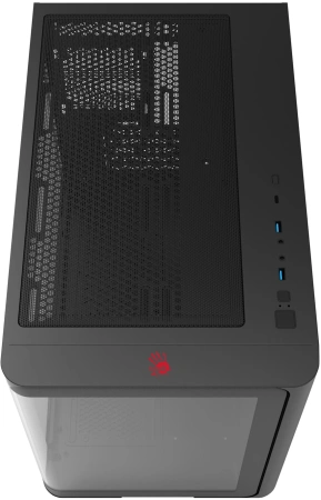 Корпус Bloody BD-CC112 черный без БП mATX 9x120mm 2xUSB3.0 audio bott PSU