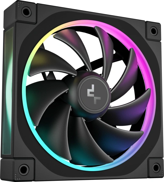Вентилятор для корпуса Deepcool FL12 ARGB 120х120x25 черный 4-pin 32дБ (R-FL12-BKAPN1-G) Ret