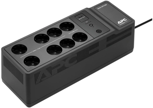 Источник бесперебойного питания APC Back-UPS BE650G2-GR 400Вт 650ВА черный