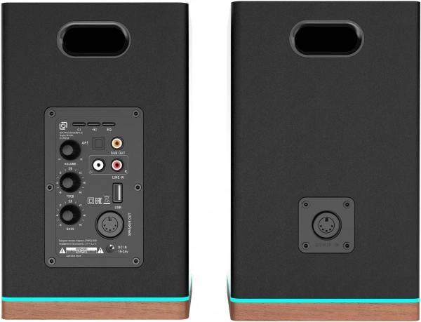 Колонки Оклик OK-605A 2.0 черный 60Вт BT