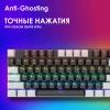 Клавиатура Оклик K600X механическая черный/серый USB Multimedia for gamer LED