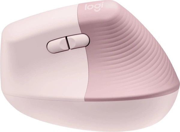 Мышь Logitech Lift розовый оптическая 4000dpi silent беспров. BT/Radio USB для ноутбука 5but (910-006487)