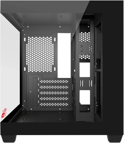 Корпус Bloody CC-121 черный без БП mATX 7x120mm 1xUSB2.0 1xUSB3.0 audio