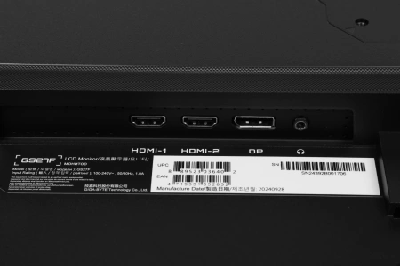 Монитор Gigabyte 27" GS27F черный IPS LED 1ms 16:9 HDMI полуматовая 1000:1 300cd 178гр/178гр 1920x1080 165Hz FreeSync Premium DP FHD 5.02кг
