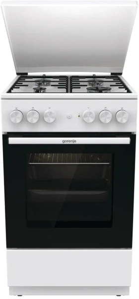 Плита Комбинированная Gorenje GK5A22WH белый (металлическая крышка) реш.сталь