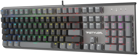Клавиатура A4Tech FS100 механическая черный USB for gamer LED кабель 1.8м