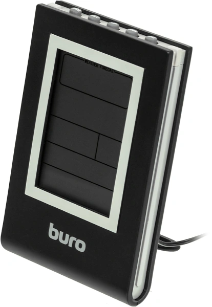 Погодная станция Buro H117AB серебристый/черный