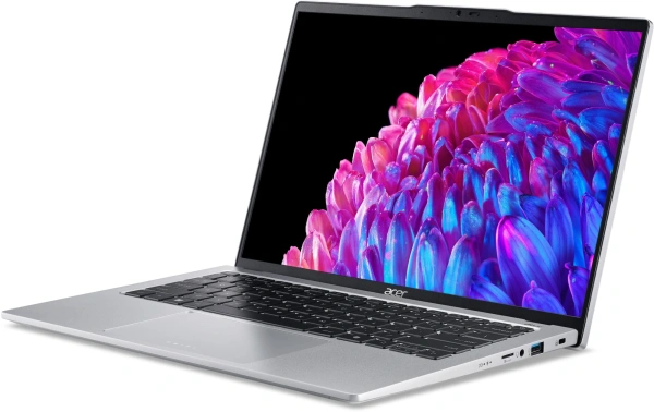 Ноутбук Acer Swift Go 14 SFG14-73-77U8 Core Ultra 7 155H 16Gb SSD1Tb Intel Arc 14" IPS 2.8K (2880x1800) Windows 11 Home silver WiFi BT Cam (NX.KV4CD.001)