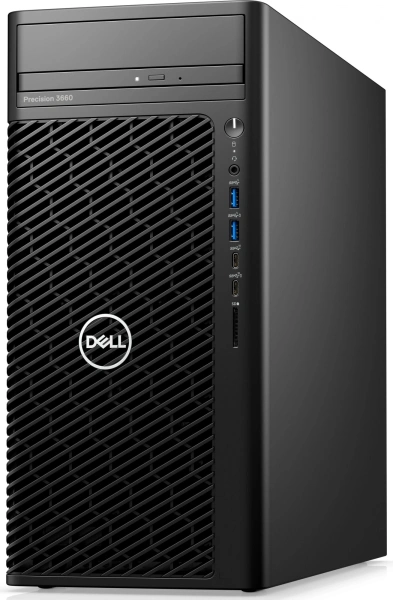 ПК Dell Precision 3660 MT Core i9 13900 (2) 64Gb 2Tb 7.2k SSD1Tb RTX A4000 16Gb CR Windows 11 Pro GbitEth 500W мышь клавиатура черный (3660-9671)