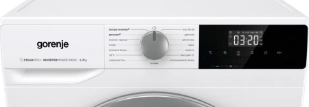 Стиральная машина Gorenje W2NHPI72SCS класс: A загр.фронтальная макс.:7кг белый инвертор