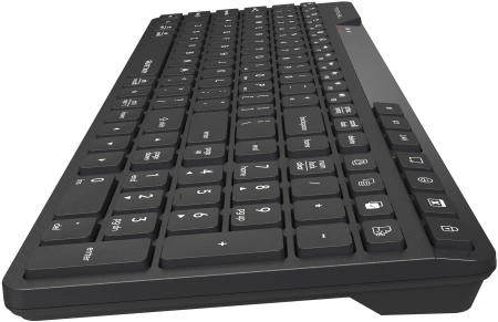 Клавиатура A4Tech FBK27C AS черный USB беспроводная BT/Radio slim Multimedia