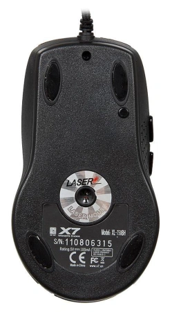 Мышь A4Tech XL-750BH рисунок лазерная 3600dpi USB 6but