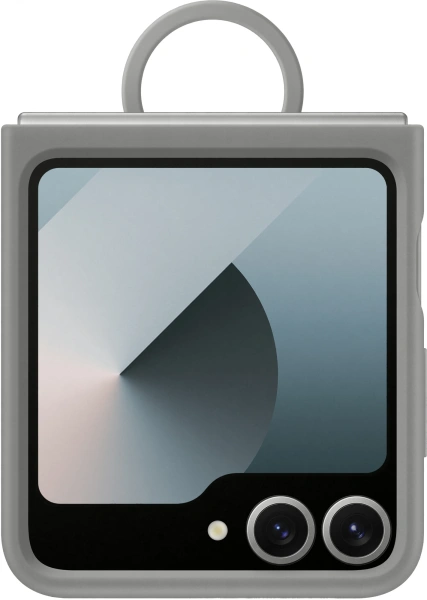 Чехол (клип-кейс) Samsung для Samsung Galaxy Z Flip6 Silicone Case Flip 6 (F741) серый (EF-PF741TJEGRU)