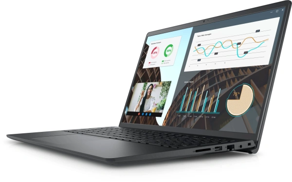 Ноутбук Dell Vostro 3530 Core i3 1305U 8Gb SSD512Gb Intel UHD Graphics 15.6" WVA FHD (1920x1080) Linux Ubuntu black WiFi BT Cam (3530-3640)