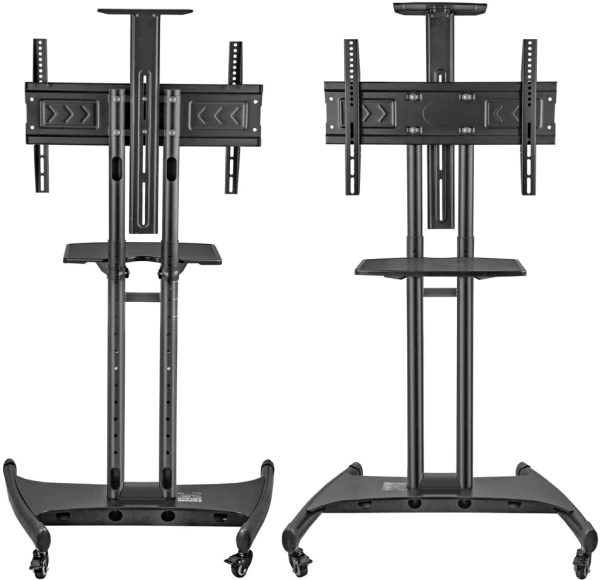 Стойка для телевизора Kromax OMEGA-17 черный 32"-80" макс.50кг напольный поворот и наклон