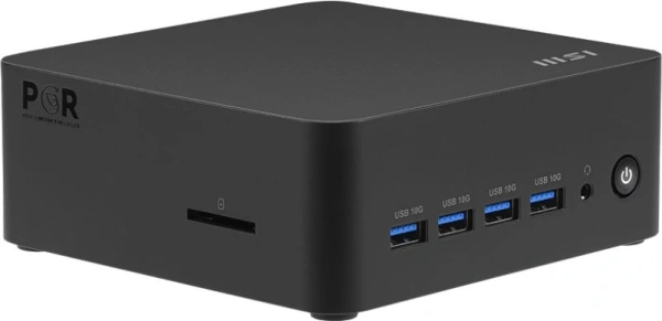 Неттоп MSI Cubi Z AI 8M-008XRU Ryzen 5 8645HS (4.3) 16Gb SSD512Gb 760M CR без ОС WiFi BT 120W (9S6-B03231-019)
