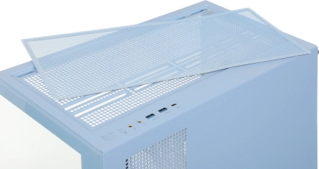 Корпус Thermaltake View 270 TG ARGB Hydrangea голубой без БП ATX 9x120mm 2x140mm 1x200mm 2xUSB3.0 audio bott PSU