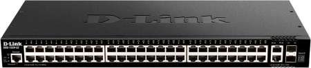 Коммутатор D-Link DGS-1520-52/A1A (L3) 48x1Гбит/с 2x10Гбит/с 2xКомбо(10GBase-T/SFP+) 2SFP+ управляемый