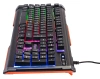 Клавиатура Оклик 710G BLACK DEATH черный/оранжевый USB Multimedia for gamer LED (476393)