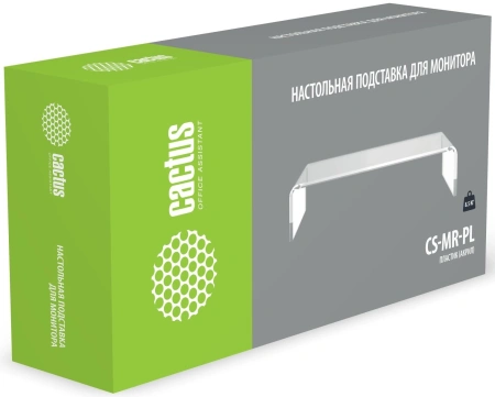Подставка под монитор Cactus CS-MR-PL прозрачный