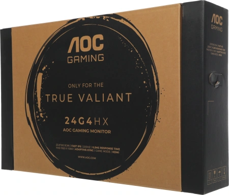 Монитор AOC 23.6" Gaming 24G4HX черный IPS LED 16:9 HDMI M/M матовая HAS Piv 300cd 178гр/178гр 1920x1080 200Hz DP FHD 2.49кг
