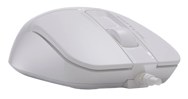 Мышь A4Tech Fstyler FM12 белый оптическая 1200dpi USB 3but (FM12 WHITE)