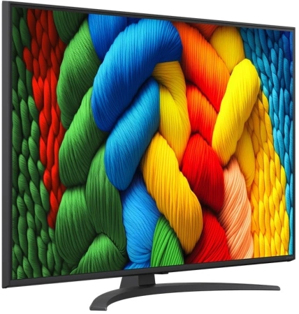 Телевизор LED LG 50" 50NANO81A6A.ARUG черный 4K Ultra HD 60Hz DVB-T DVB-T2 DVB-C DVB-S DVB-S2 USB WiFi Smart TV