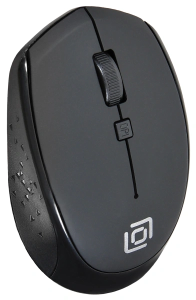 Мышь Оклик 488MW черный оптическая 1600dpi беспров. USB для ноутбука 4but (1196560)