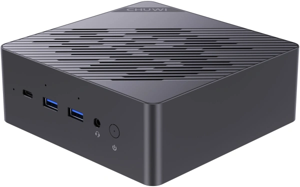 ПК Мини Chuwi AuBox Ryzen AI 9 365 (2) 32Gb SSD1Tb Radeon 880M Windows 11 Pro 2x2.5GbitEth WiFi BT 120W серебристый/черный