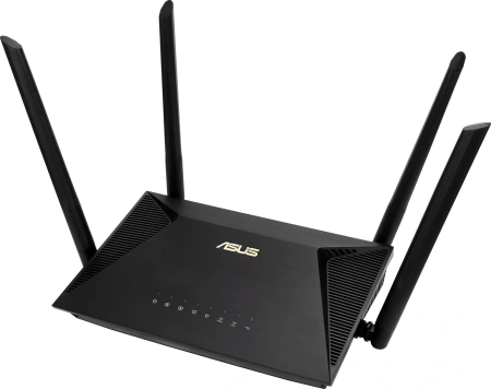 Роутер беспроводной Asus RT-AX1800U AX1800 10/100/1000BASE-TX/4G ready черный