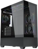 Корпус Accord ACC-EL1B TG черный без БП ATX 2xUSB2.0 1xUSB3.1 audio