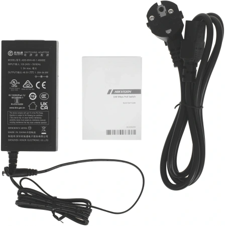 Коммутатор Hikvision DS-3E1309P-EI/M (L2) 8x100Мбит/с 1x1Гбит/с 8PoE 8PoE+ 110W управляемый