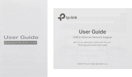 Сетевой адаптер Ethernet TP-Link UE200 USB 2.0