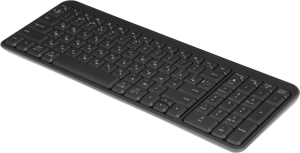 Клавиатура Logitech K251 черный беспроводная BT slim Multimedia (920-013363)