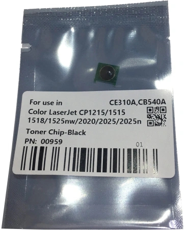 Чип тонер-картриджа Cet CET0959 (CE310A/320A/CB540A/CC530A) для HP Color LJ CP1215/1515/2025/CP1025