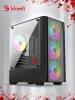 Корпус Bloody CC-124 черный без БП mATX 8x120mm 2xUSB2.0 1xUSB3.0 audio bott PSU