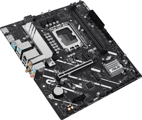 Материнская плата Asus PRIME H810M-A WIFI Soc-1851 Intel H810 2xDDR5 mATX AC`97 8ch(7.1) GbLAN RAID+HDMI+DP