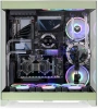 Корпус Thermaltake CTE E550 TG Matcha зеленый без БП ATX 8x120mm 6x140mm 2xUSB3.0 audio bott PSU