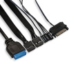 Корпус Exegate Evo-8225 черный без БП ATX 6x120mm 2xUSB2.0 1xUSB3.0 audio bott PSU