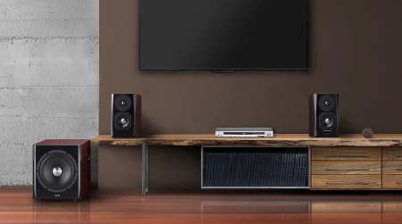 Колонки Edifier S350DB 2.1 коричневый/орех 150Вт BT