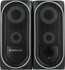 Колонки Defender Solar 2 2.0 черный 8Вт портативные