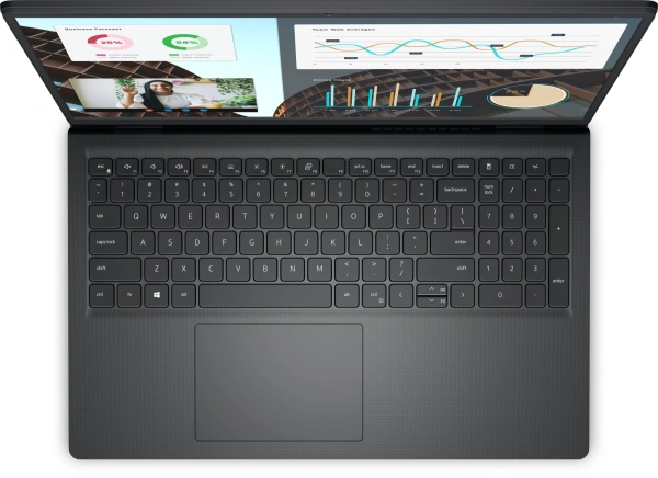 Ноутбук Dell Vostro 3530 Core i3 1305U 8Gb SSD512Gb Intel UHD Graphics 15.6" WVA FHD (1920x1080) Linux Ubuntu black WiFi BT Cam (3530-3640)
