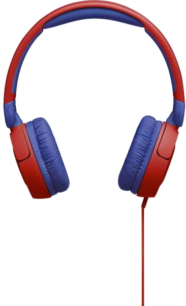 Гарнитура накладные JBL JR310 1м красный/синий проводные оголовье (JBLJR310RED)