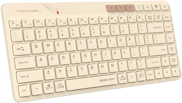 Клавиатура A4Tech FBK26C AS бежевый USB беспроводная BT/Radio slim Multimedia